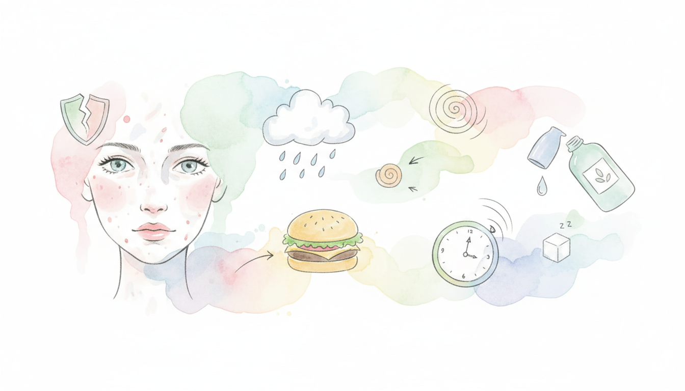 肌荒れの原因って一体何？