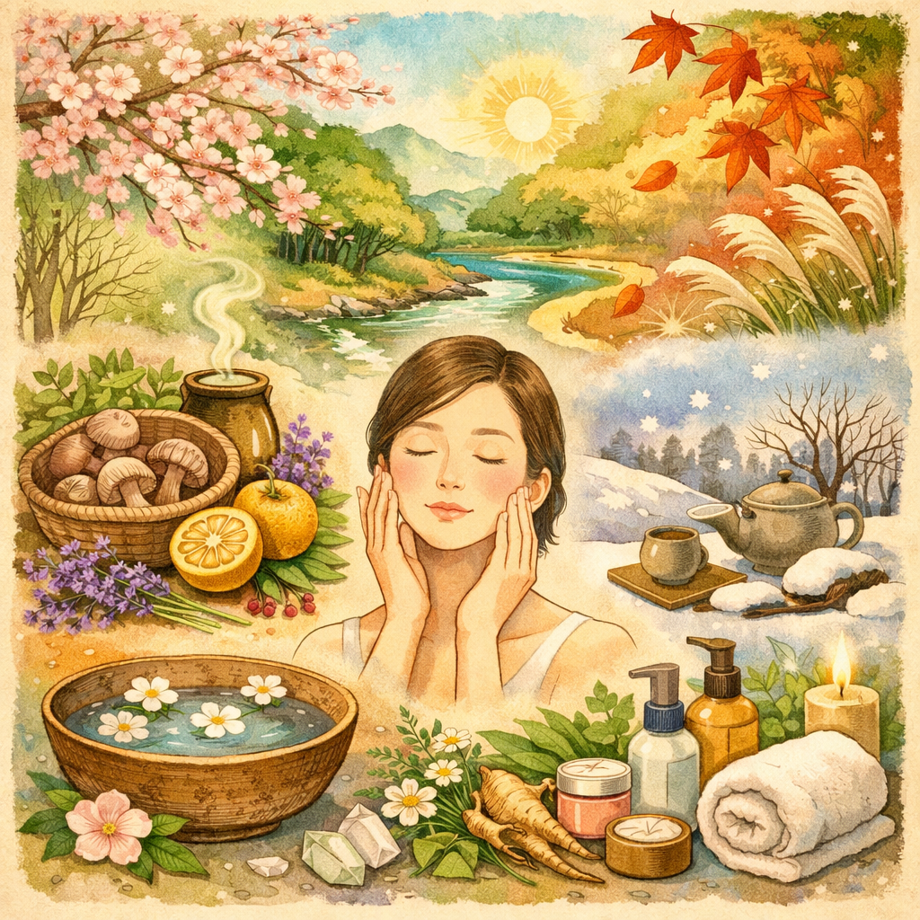 季節の暮らしと肌ケアで揺らぎ肌を整える!ホリスティックな秘訣とは?