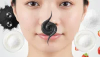 炭だけでは落ちないいちご鼻に重曹入りはアリ？クレンジングバーム炭ブラックを毛穴目線で比較