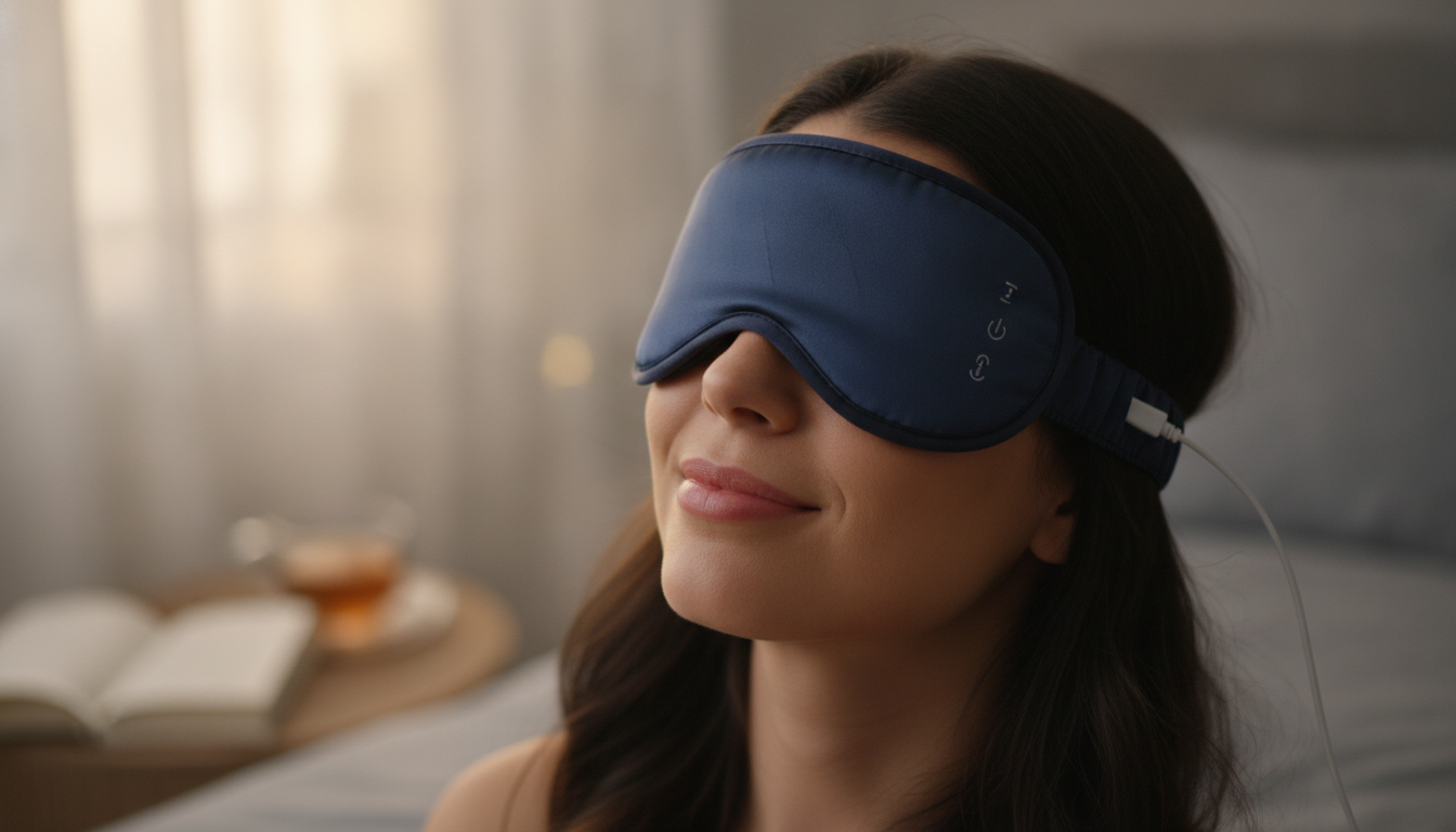 充電式ホットアイマスク nerugoo HOT EYE MASK 口コミ評判をレビュー!3段階温度調整とシルク素材カバーって本当に良いの?