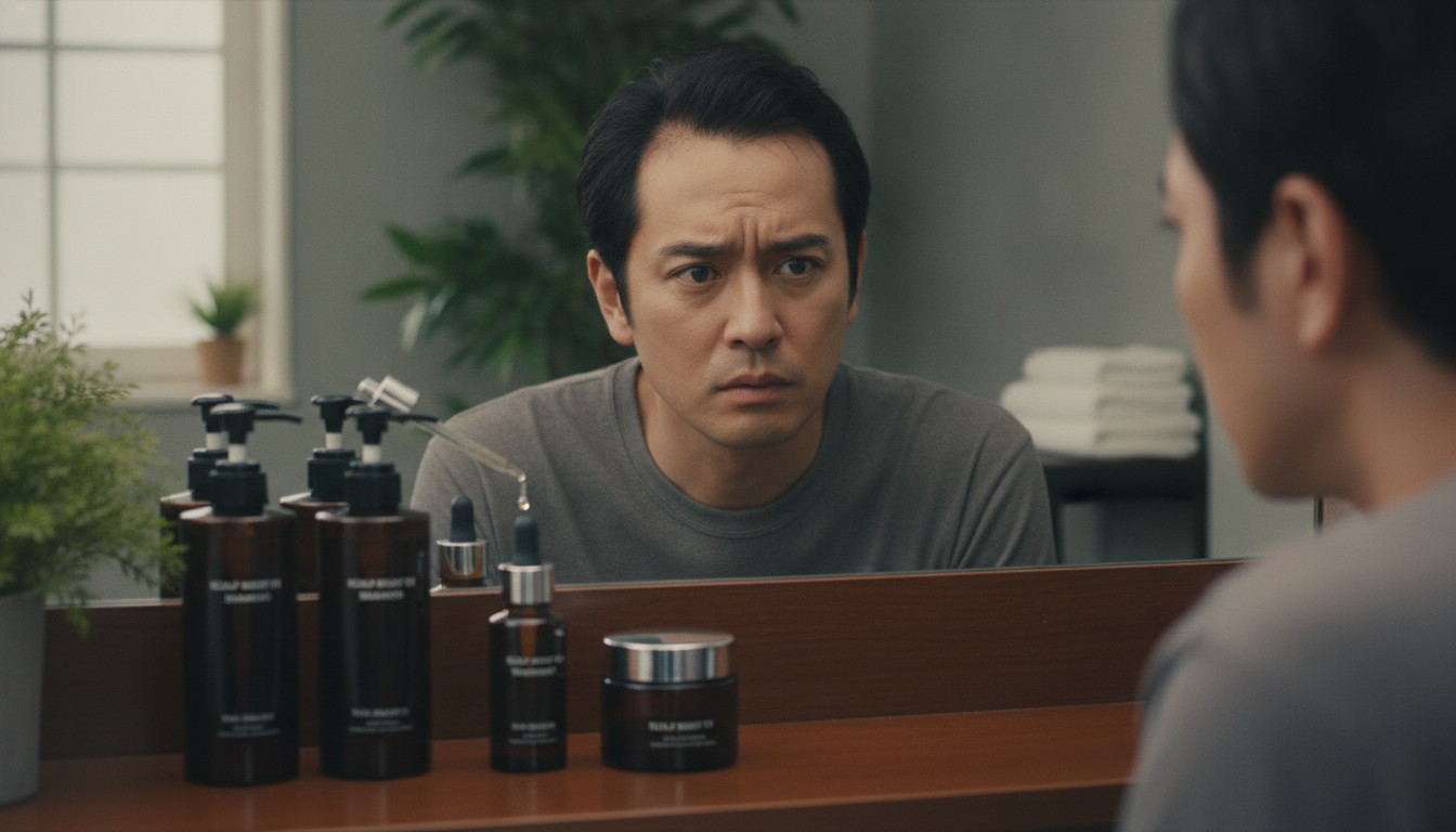「前髪 スカスカ 30代 男」を本気で対策！「スカルプブーストEX 集中ケアセット」は今、30代男性の髪悩みに本当に効く？