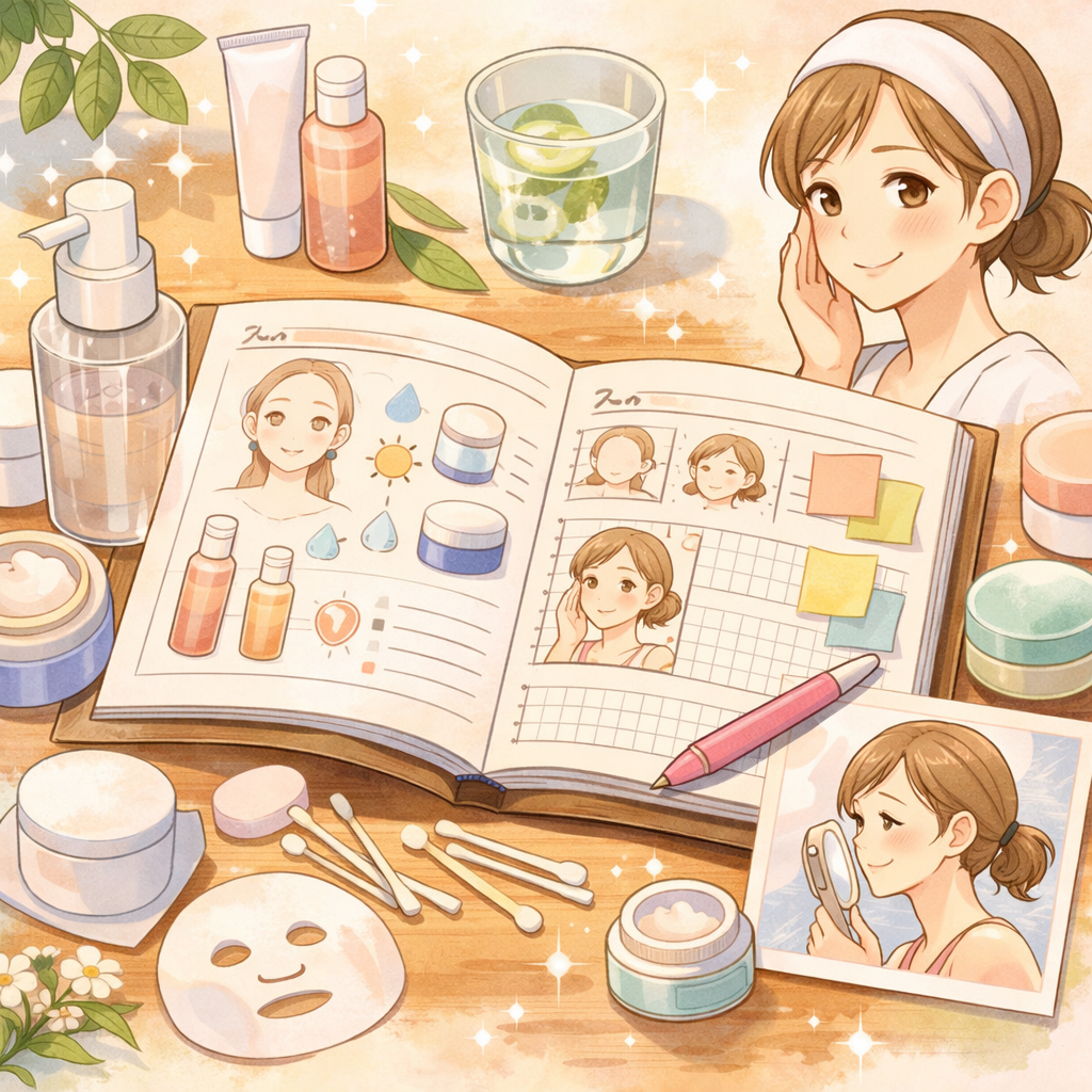 スキンケア記録ノートは「肌の取扱説明書」を作るための近道だよ