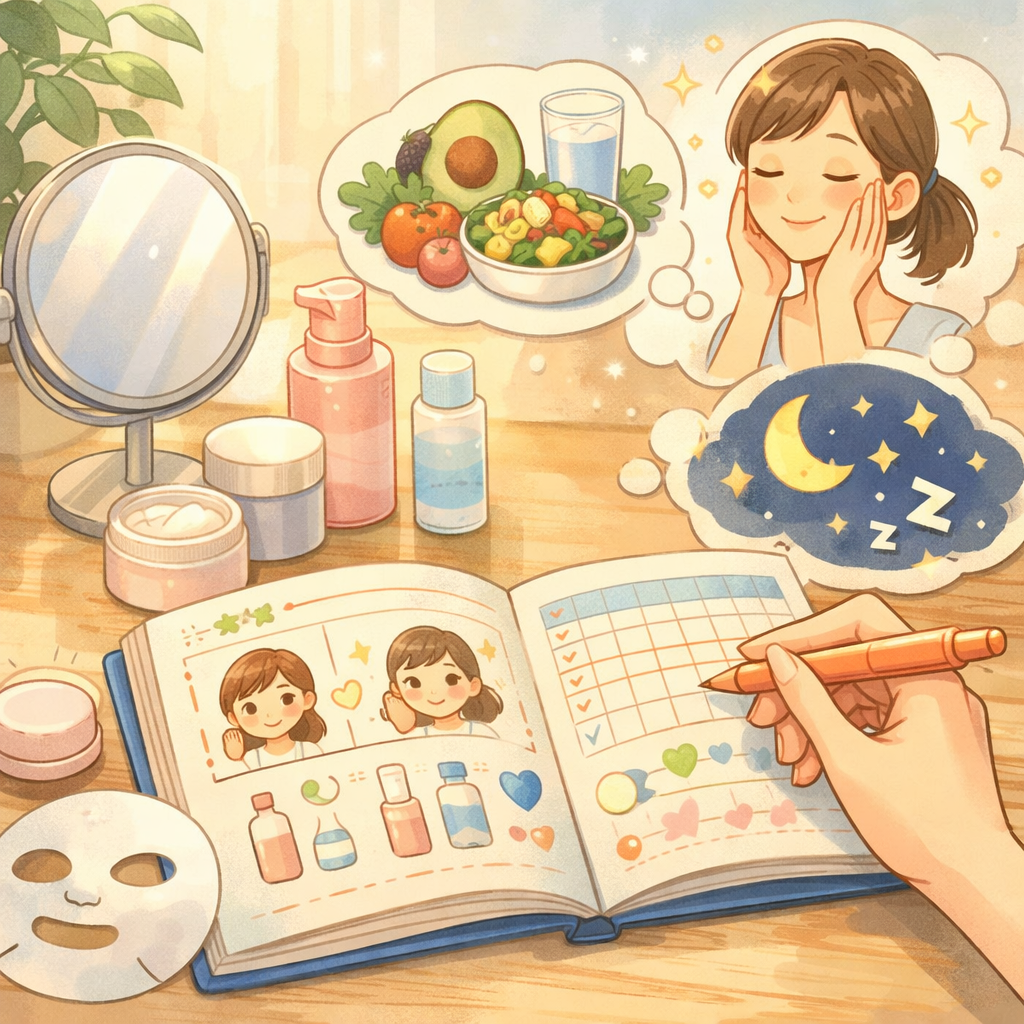 記録すると肌が整いやすいのは、理由がちゃんとある