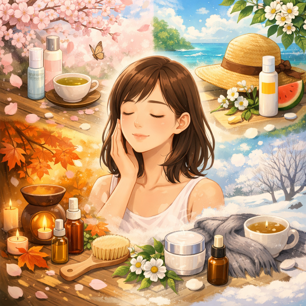 季節ごとの肌の変化に合わせたケアが美肌の鍵