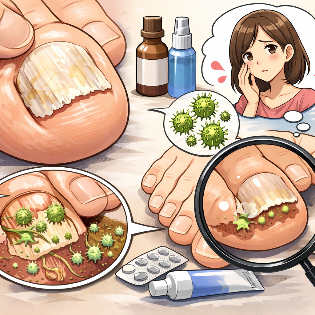 なぜ市販薬では爪水虫を根本解決できないの?
