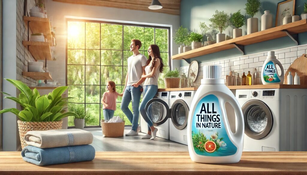 洗濯洗剤 All things in Nature口コミ 評判を全て盛り込んで！赤ちゃんにも安心な洗濯洗剤
