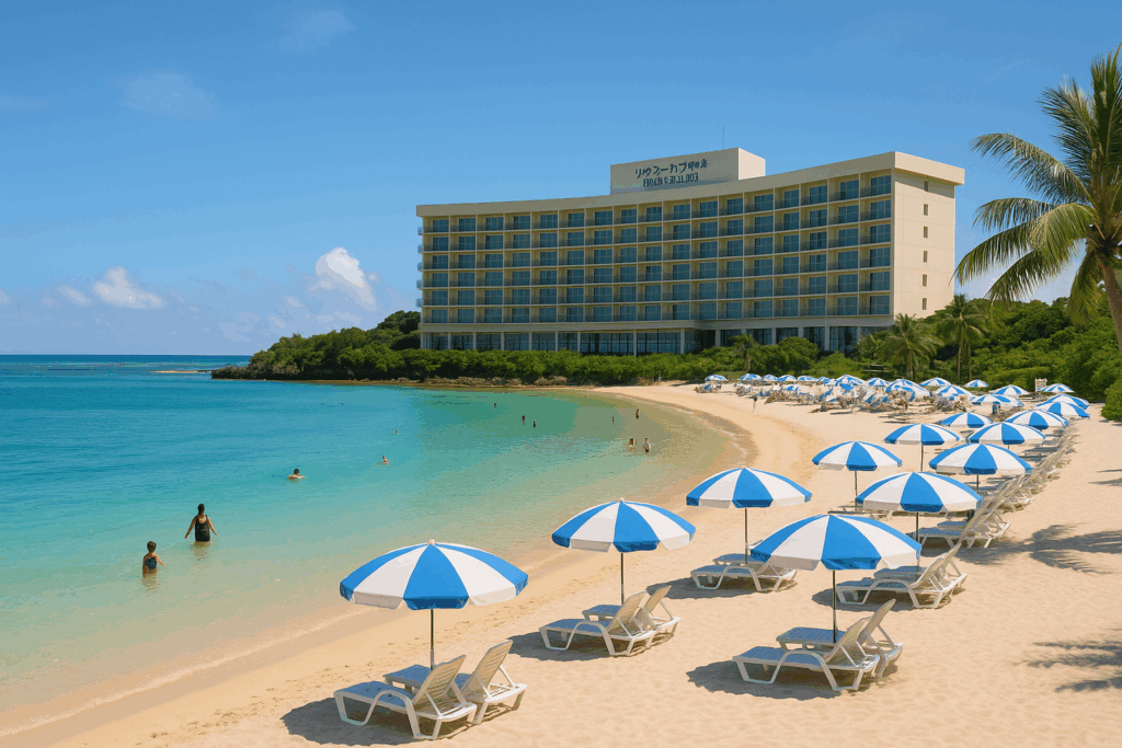 【必見】リザンシーパークホテル谷茶ベイ 天然ビーチ 口コミ 評判＆プールも充実レビュー