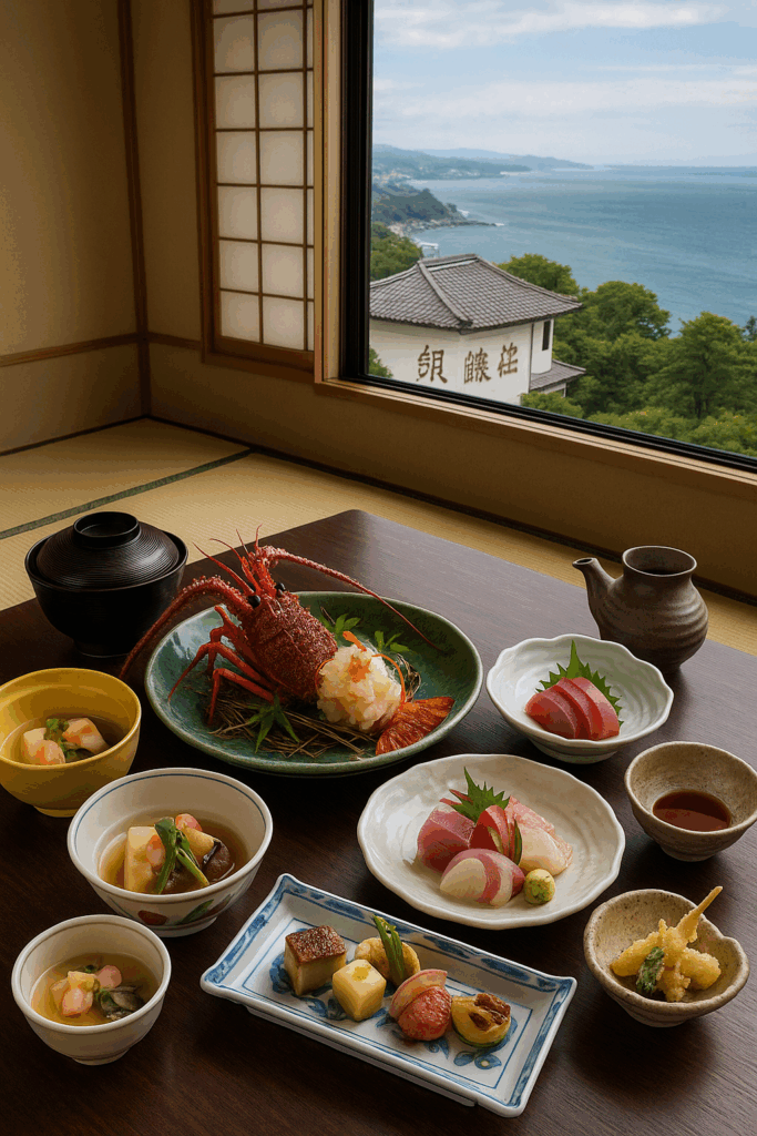 料亭湯宿 銀鱗荘の日本料理 口コミ・評判｜忘れられない食体験！旬の味覚と絶景を堪能