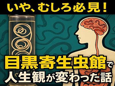 【閲覧注意だけど必見】目黒寄生虫館で人生観が変わったリアル体験記