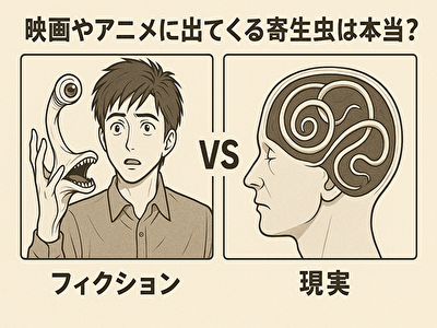 映画やアニメに出てくる寄生虫は本当？フィクションと現実を徹底比